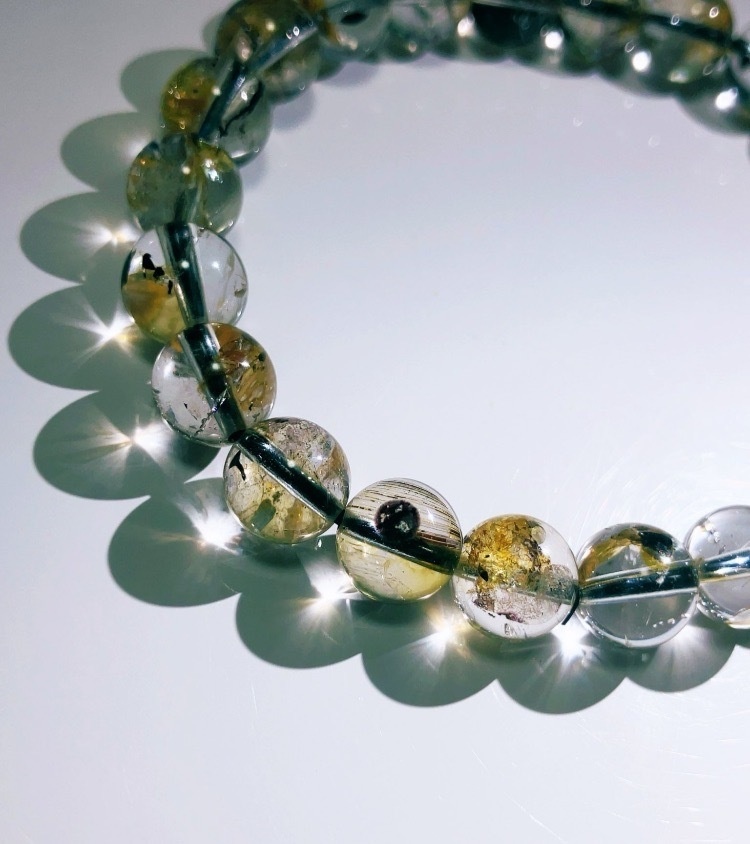 天眼模様🧿 Limonite-Included Elestial Quartz