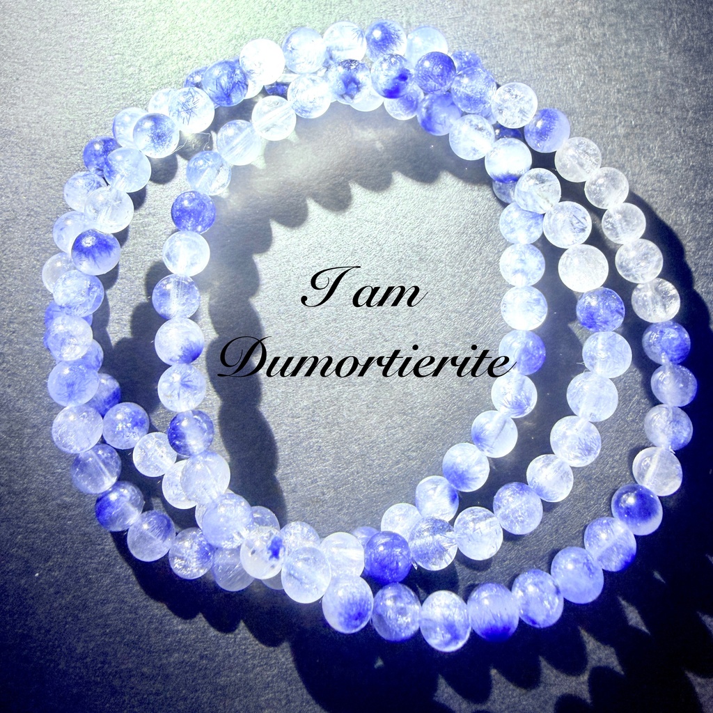 ✳︎Dumortierite in Quartz：kotubu marudama