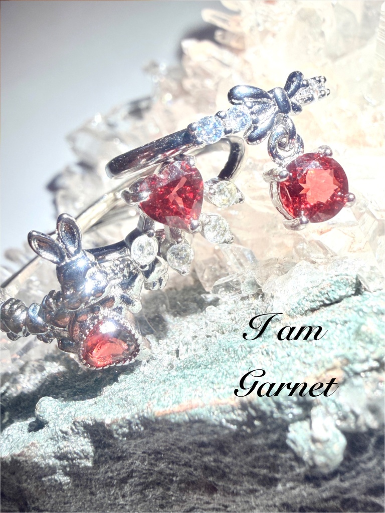 everyday ring！garnet