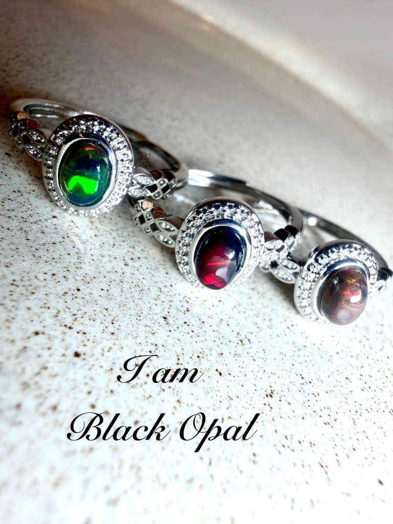 everyday ring:blackopal