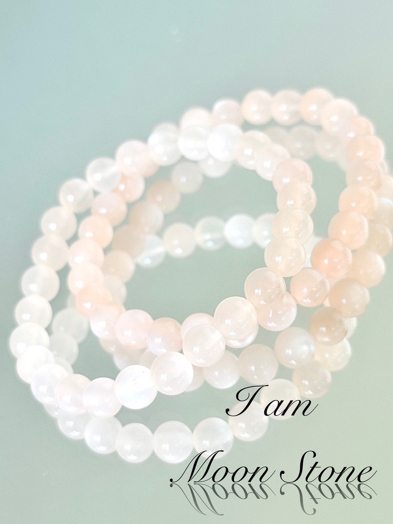 peachpink moon stone