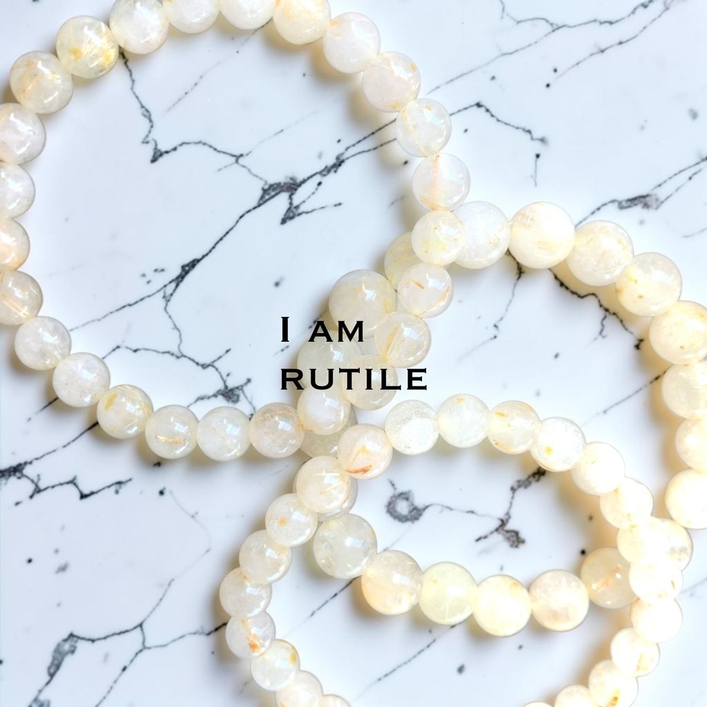Rutilated Quartz /milky or smoky gray