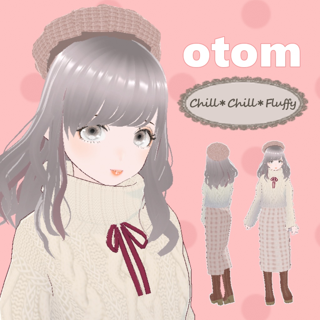 Vroid otom（乙夢）【Vroid、VRM0.0形式あり】