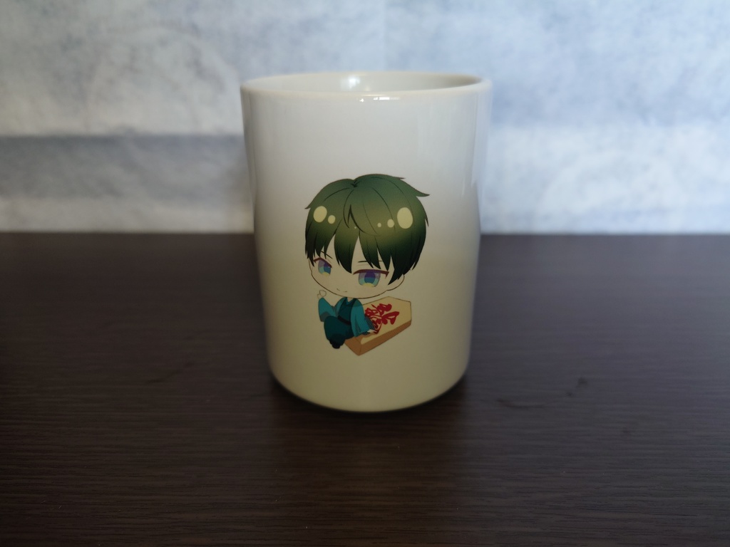 デフォルトイラスト入り湯飲み（和服Ver）