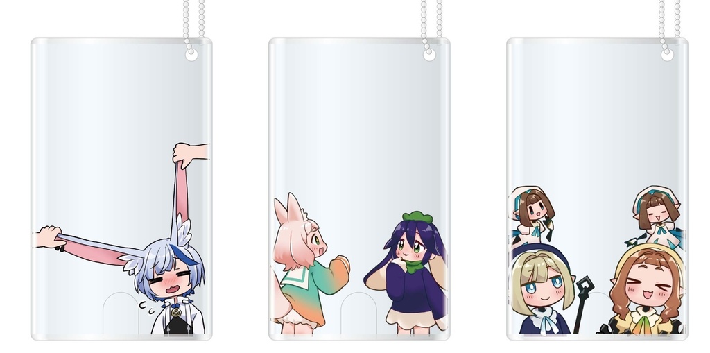 【VRCアバターグッズ】クリアパスケース