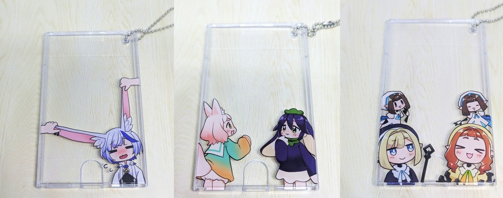 【VRCアバターグッズ】クリアパスケース