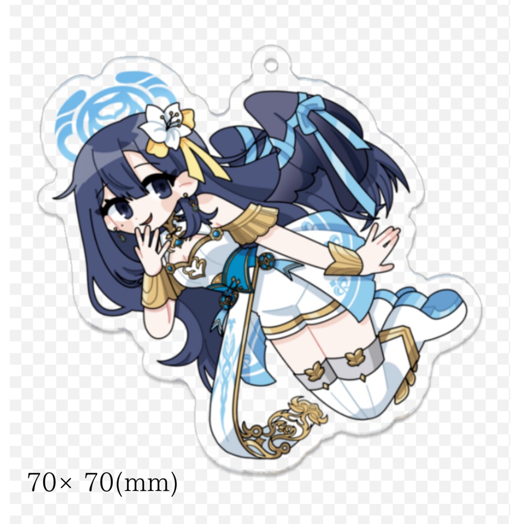 天使🩵堕天使💜ぶら下がりアクキー