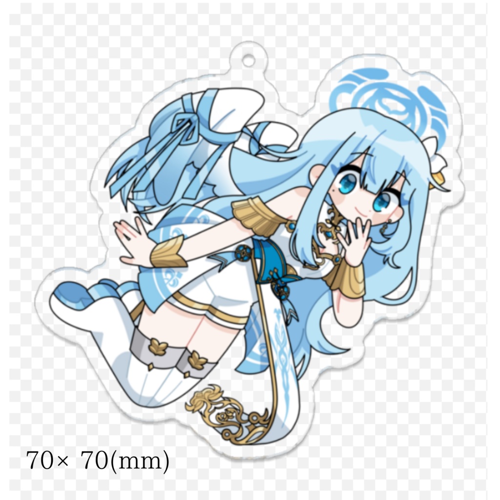 天使🩵堕天使💜ぶら下がりアクキー