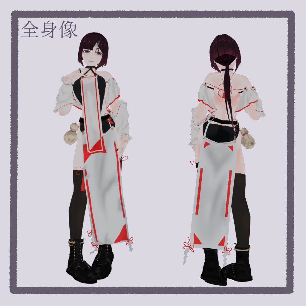 【オリジナル3Dモデル】Kurenoha(呉ノ葉)