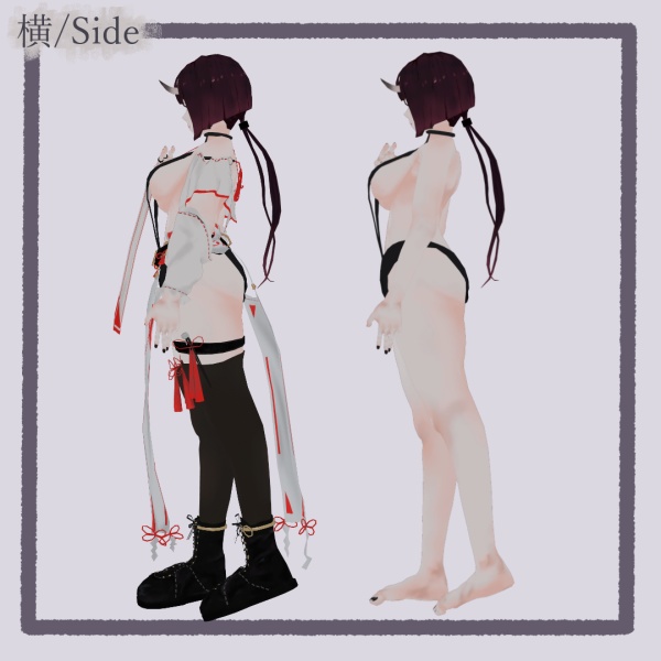 【オリジナル3Dモデル】Kurenoha(呉ノ葉)