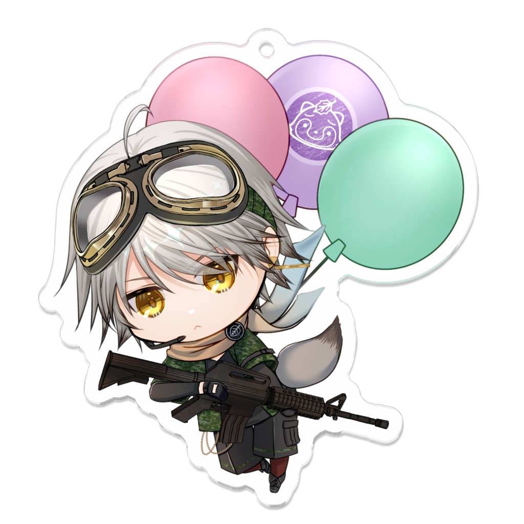 風船アクキー