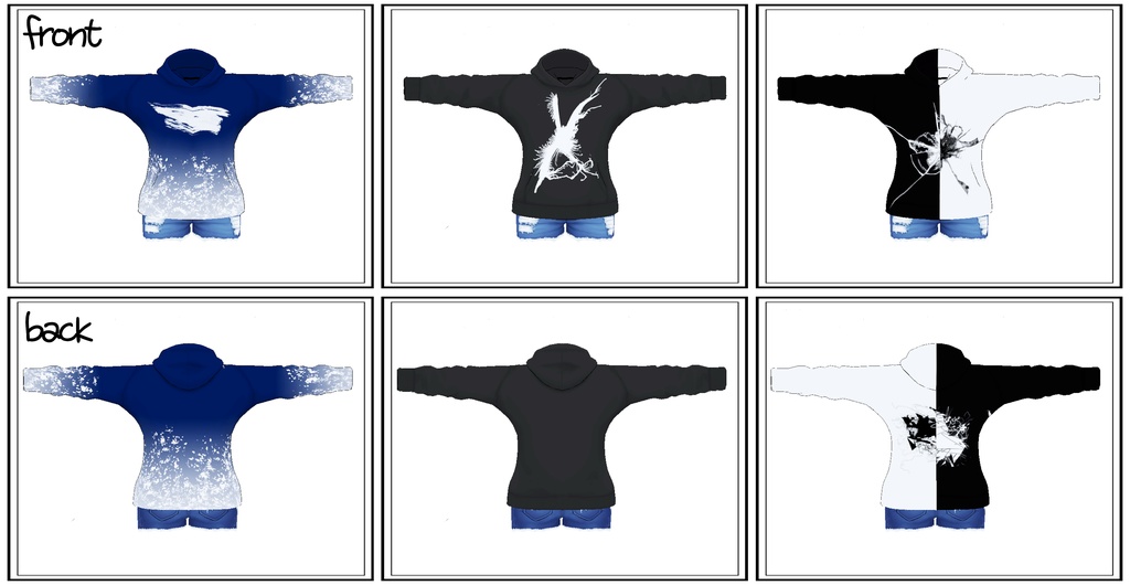 【12アバター対応】パーカー&ショーパンセット