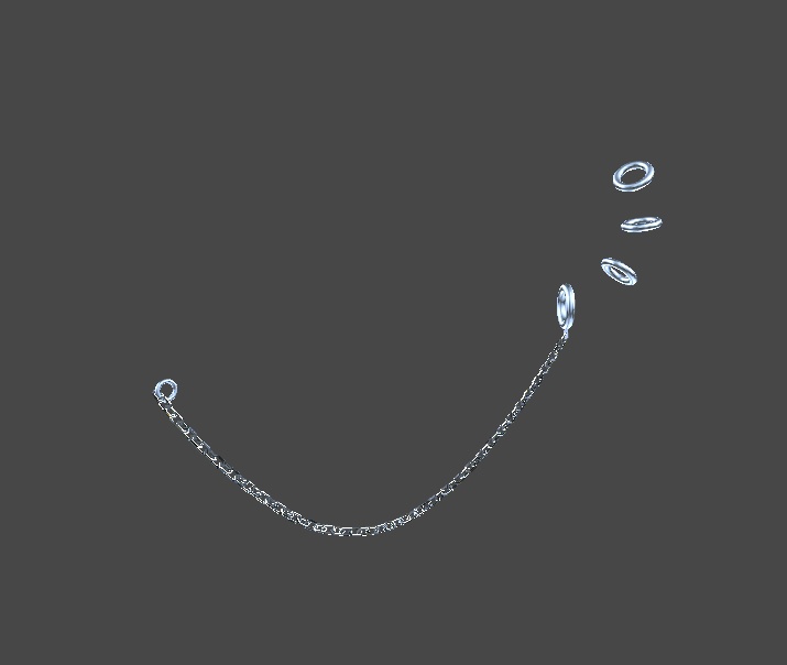 【Grus用】 チェーンイヤリング chain earring