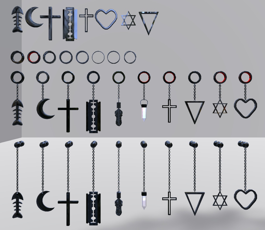 【VRC用】 hav accessory set