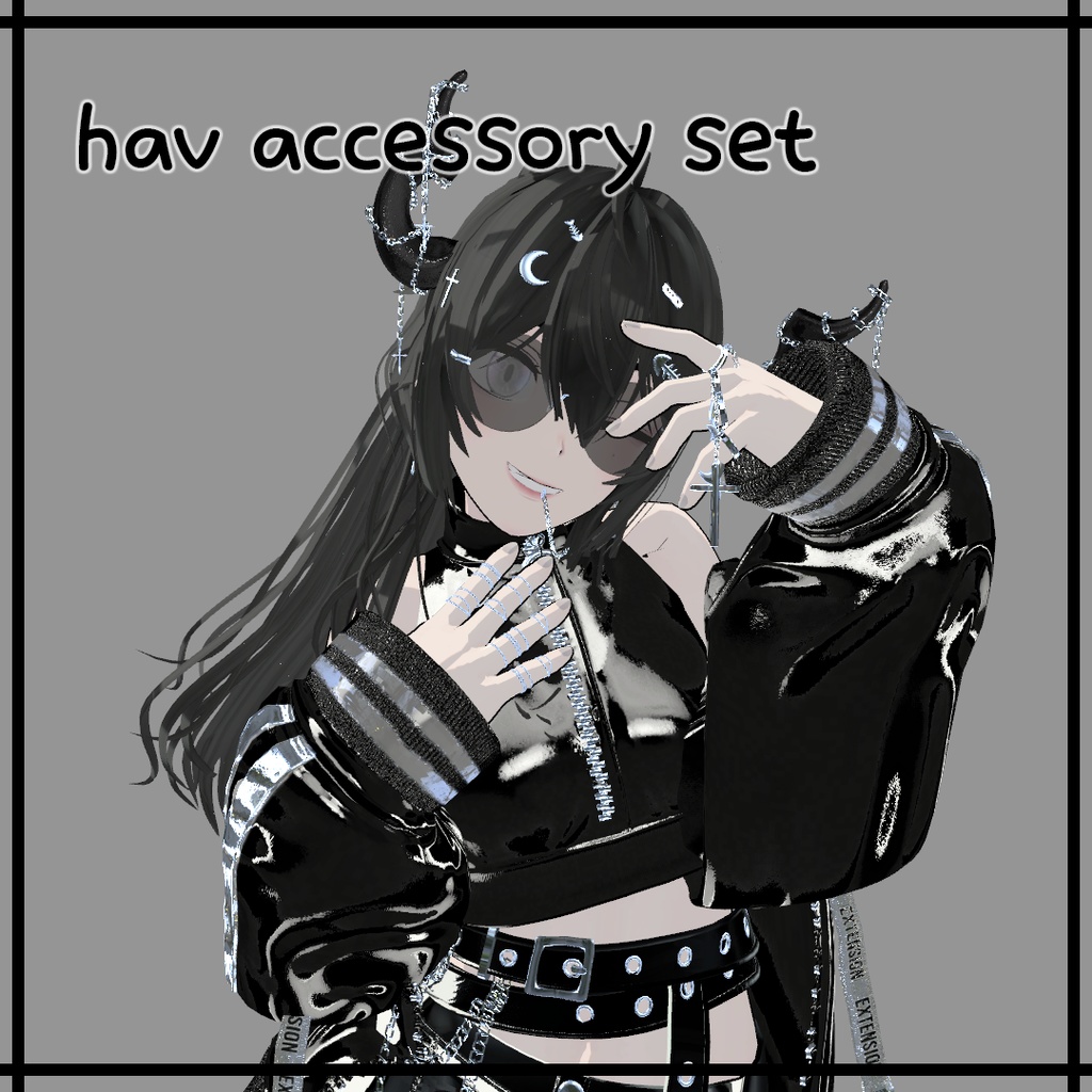 【VRC用】 hav accessory set