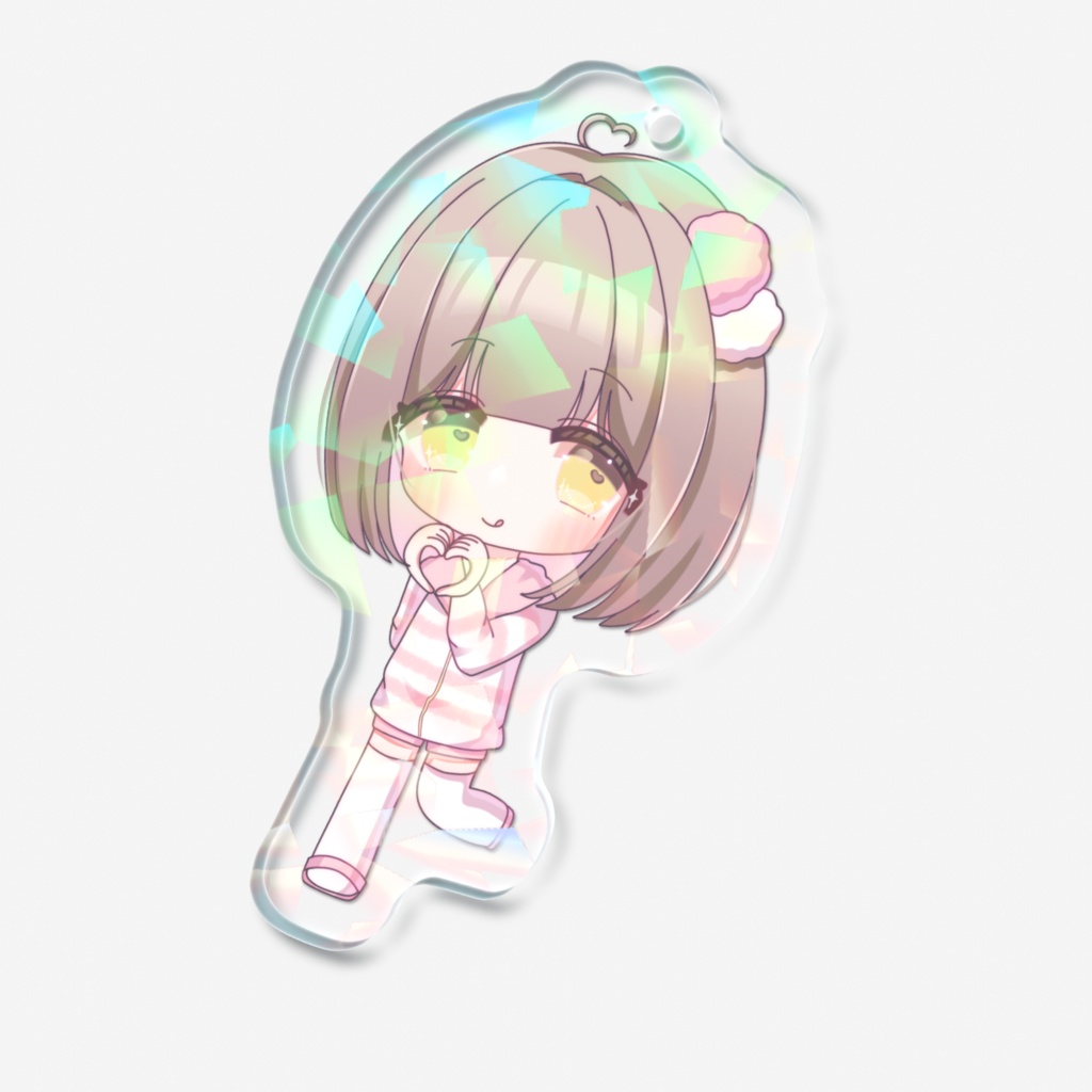 館林すみれ ホログラムアクリルキーホルダー No.2【50mm×50mm】