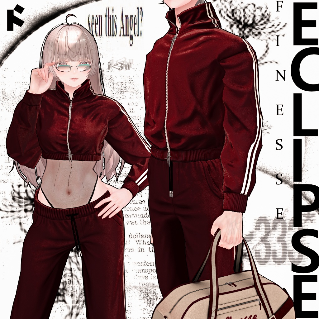 🌙ECLIPSE TRACKSUIT - COLLECTION 【19アバター】🌙