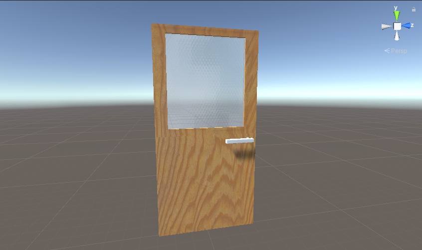 【3Dモデル】木製のドア