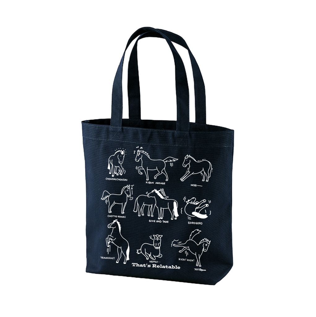 馬あるあるトートバック