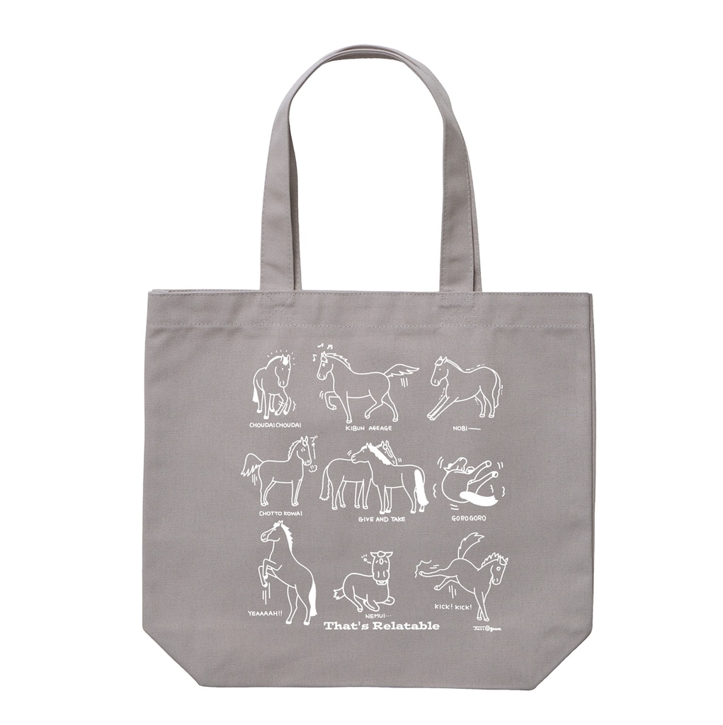 馬あるあるトートバック