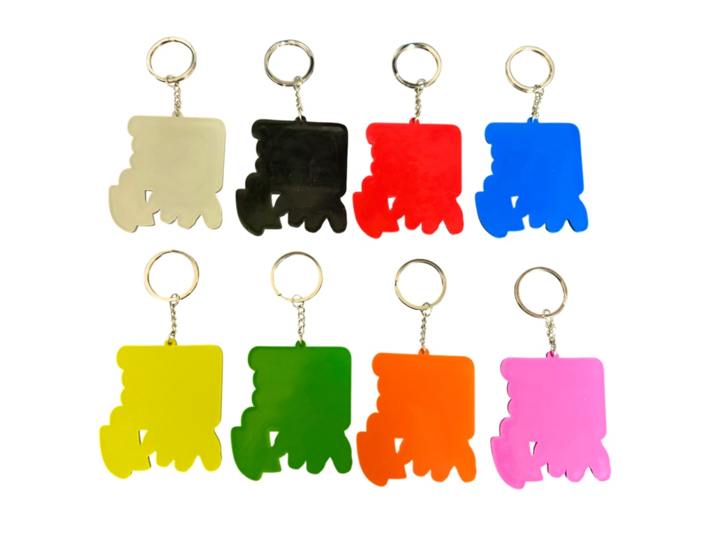 馬文字ラバーキーホルダー