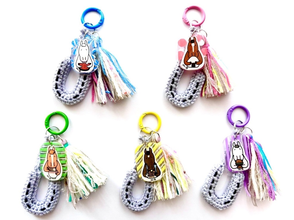 ハンドメイドバッグチャーム(蹄鉄)