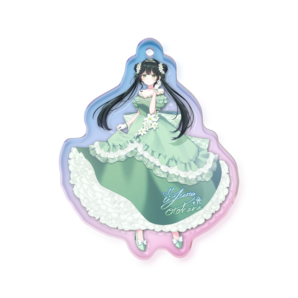 お姫様オーロラアクリルキーホルダー