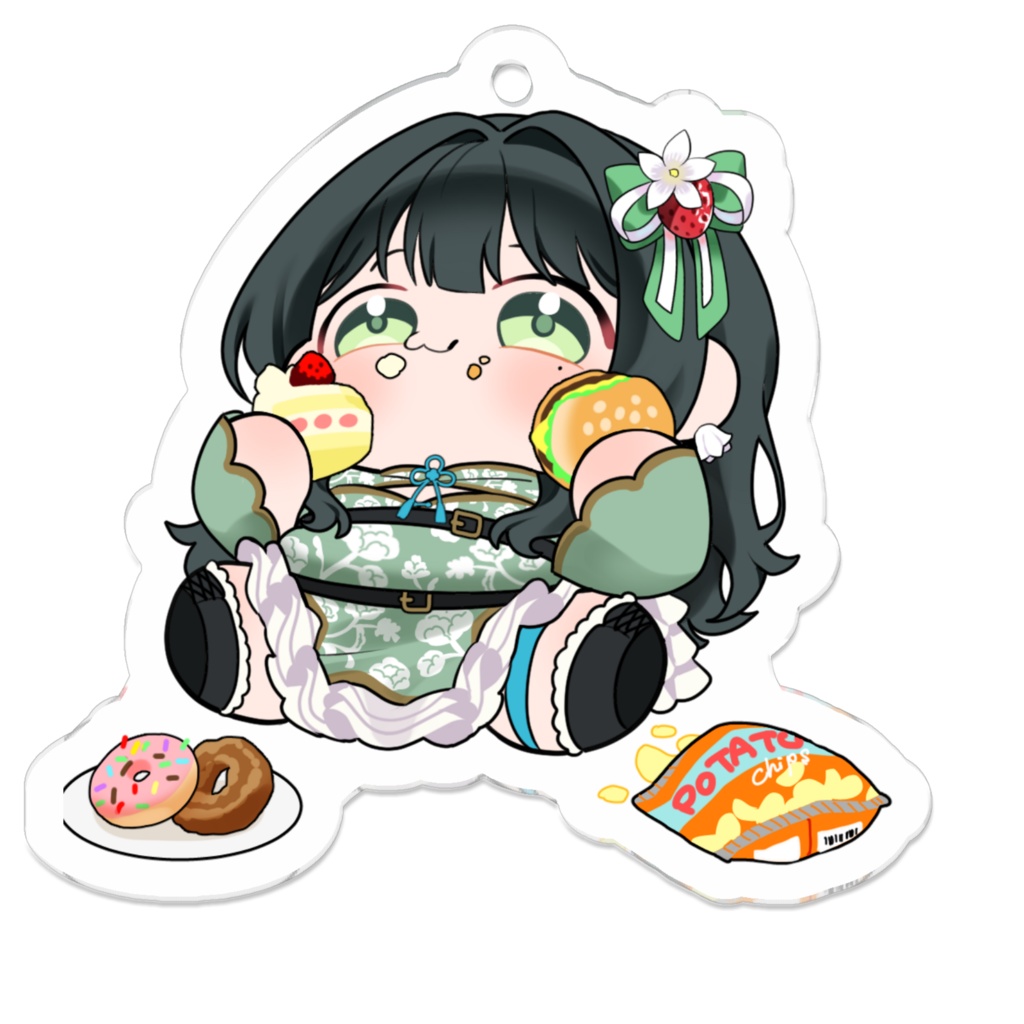 もぐもぐゆらちゃんアクキー