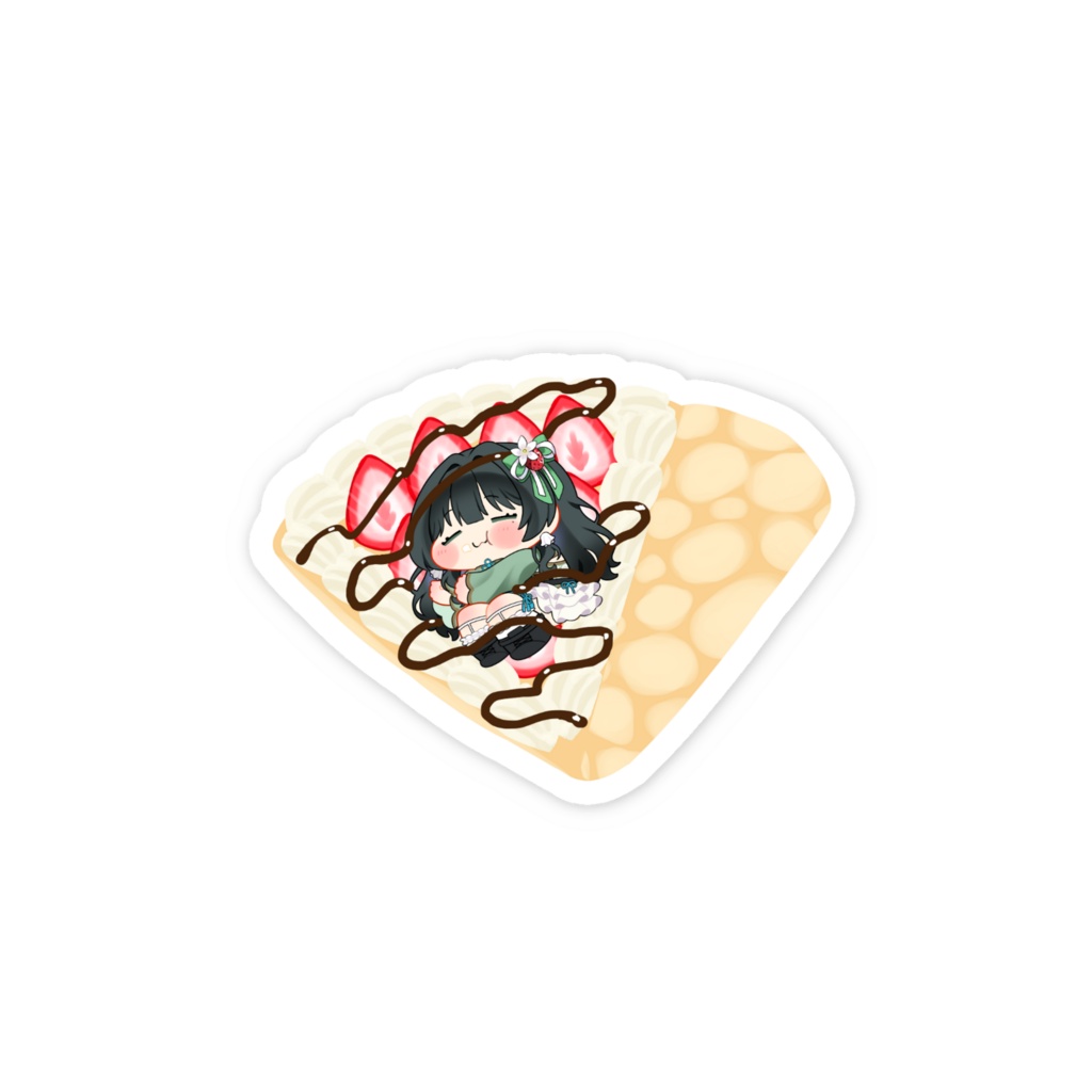 クレープゆらちゃんステッカー