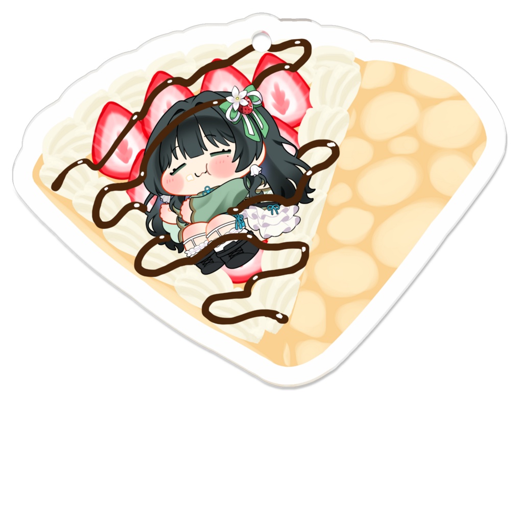 クレープゆらちゃんアクキー
