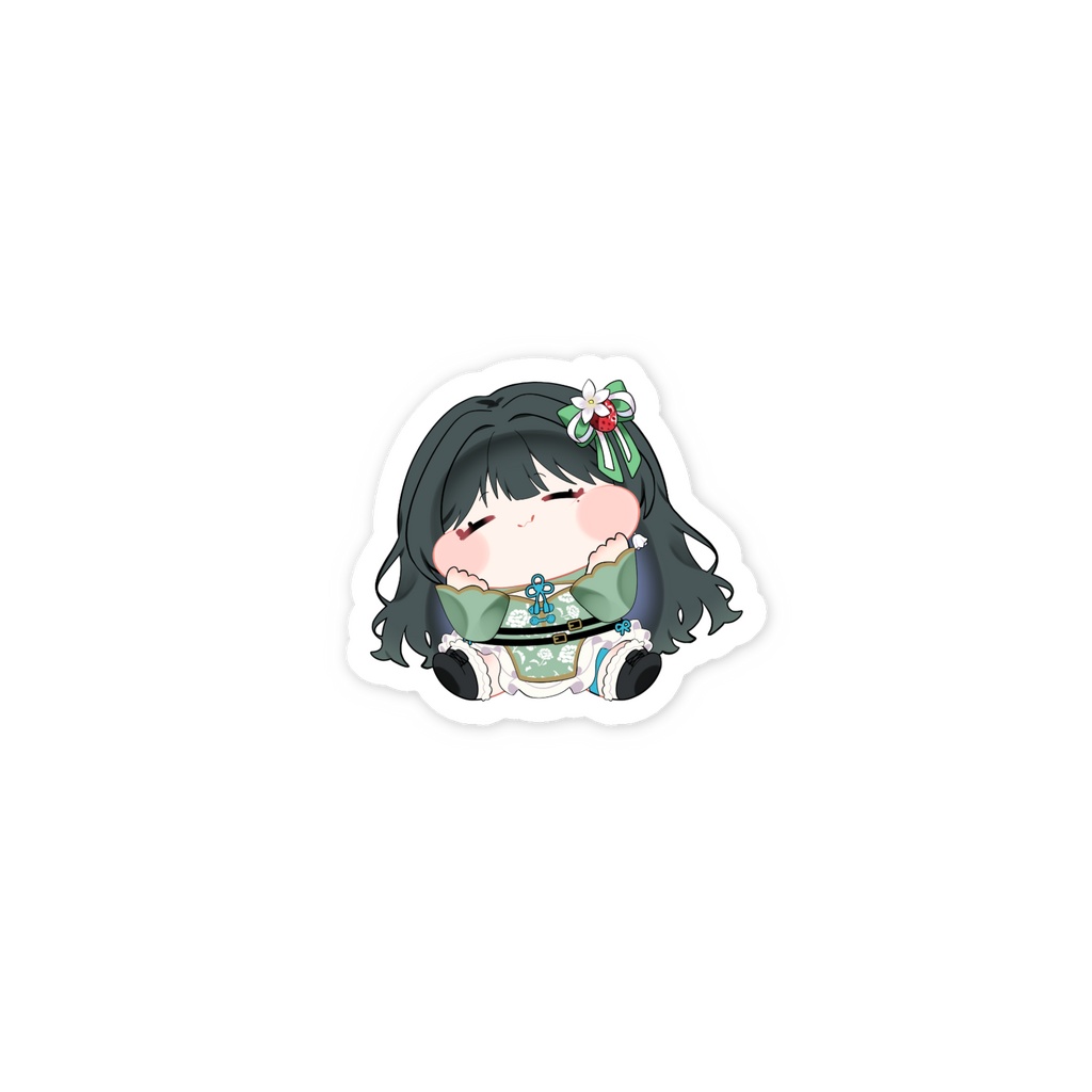 むにむにゆらちゃんステッカー