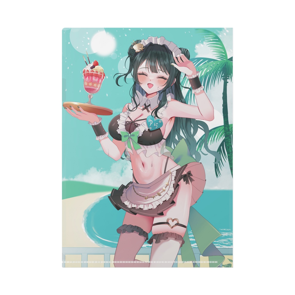 水着メイドクリアファイル