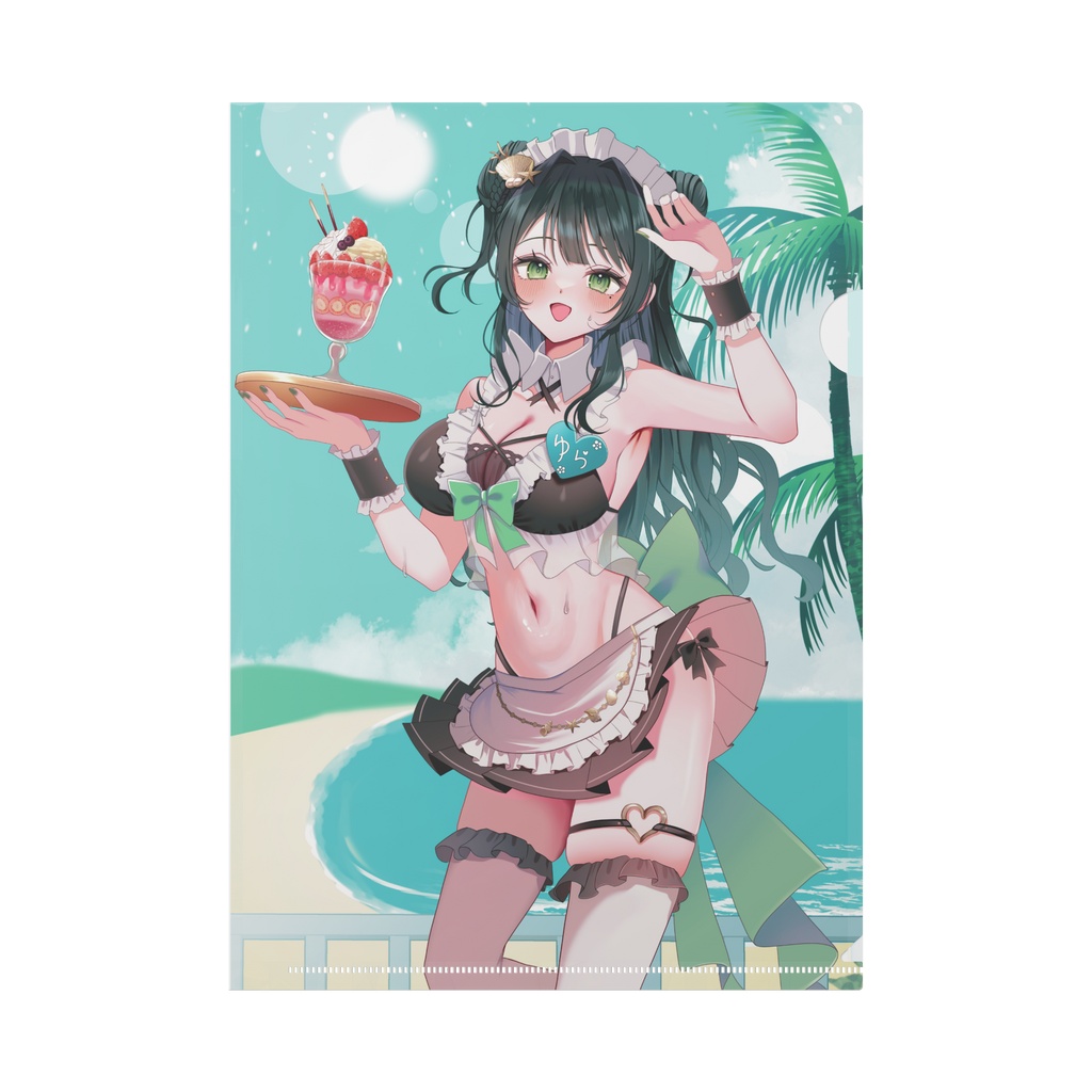 水着メイドクリアファイル