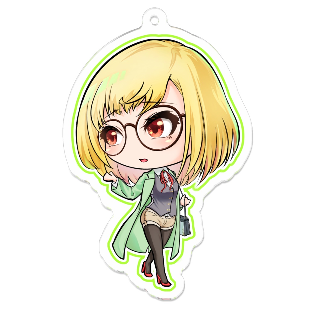 ・街で見かけるオシャレ女子! (4 アクリルキーホルダー