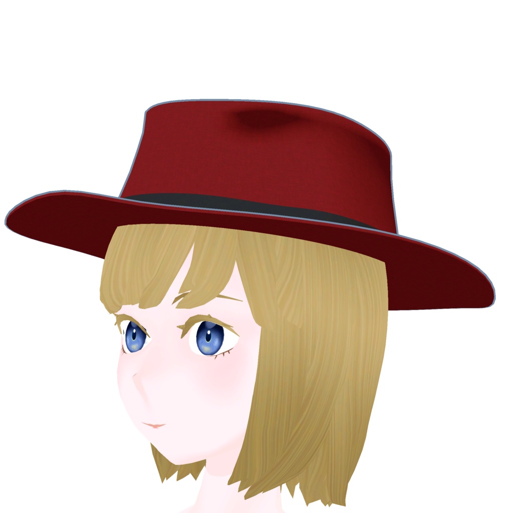カウボーイハットの3Dモデル(unitypackage)