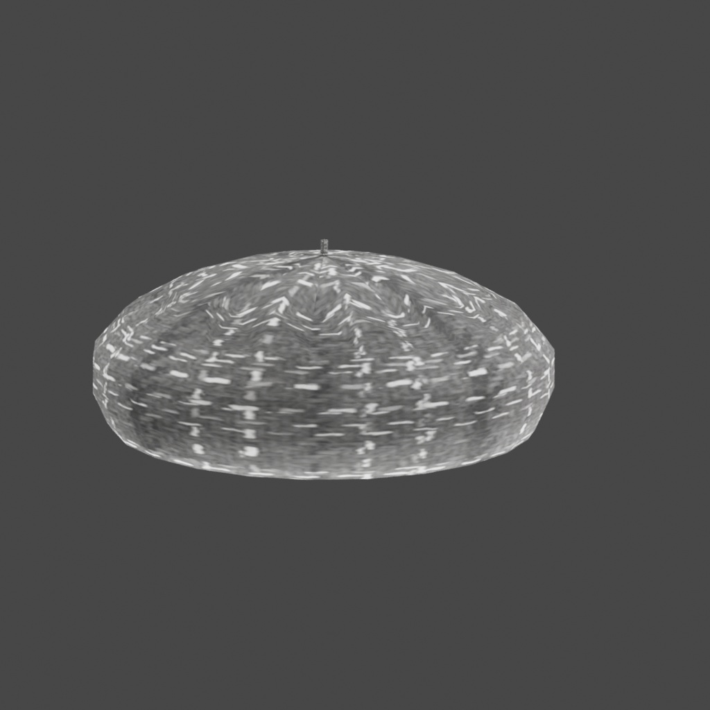 ベレー帽の3Dモデル2色セット(FBX形式)