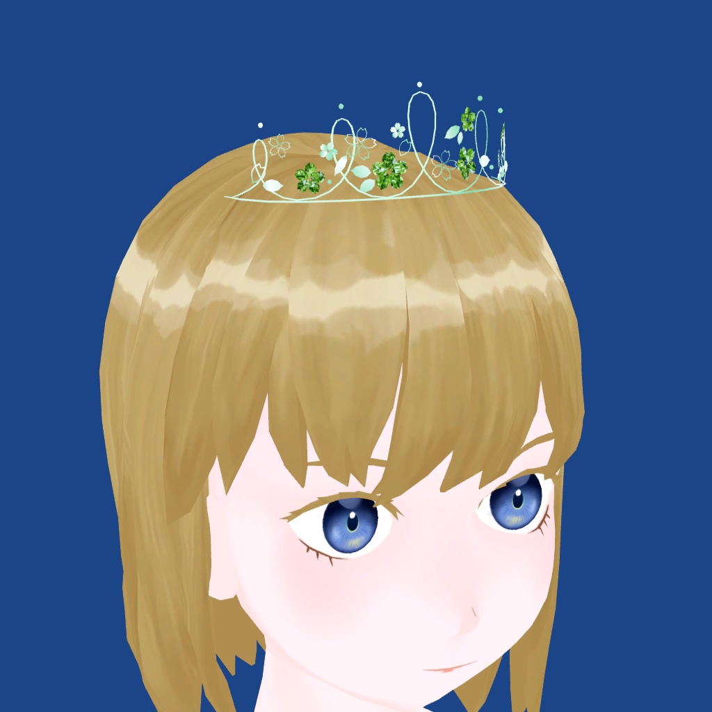 桜のティアラ_3色セット(UnityPackage)