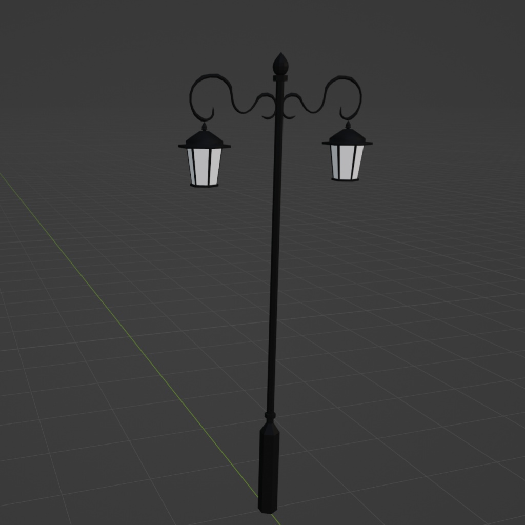 シンプル街灯セット(UnityPackage)