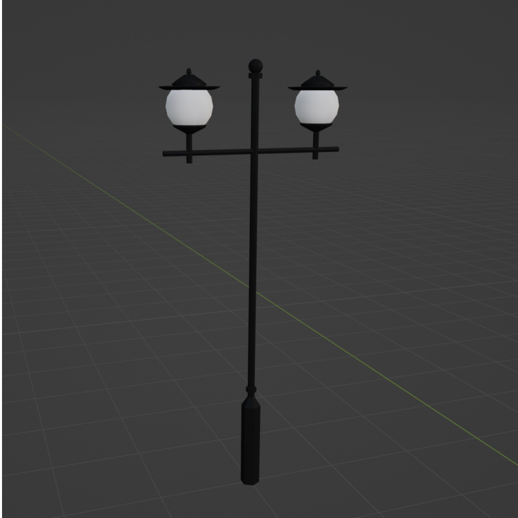 シンプル街灯セット(UnityPackage)