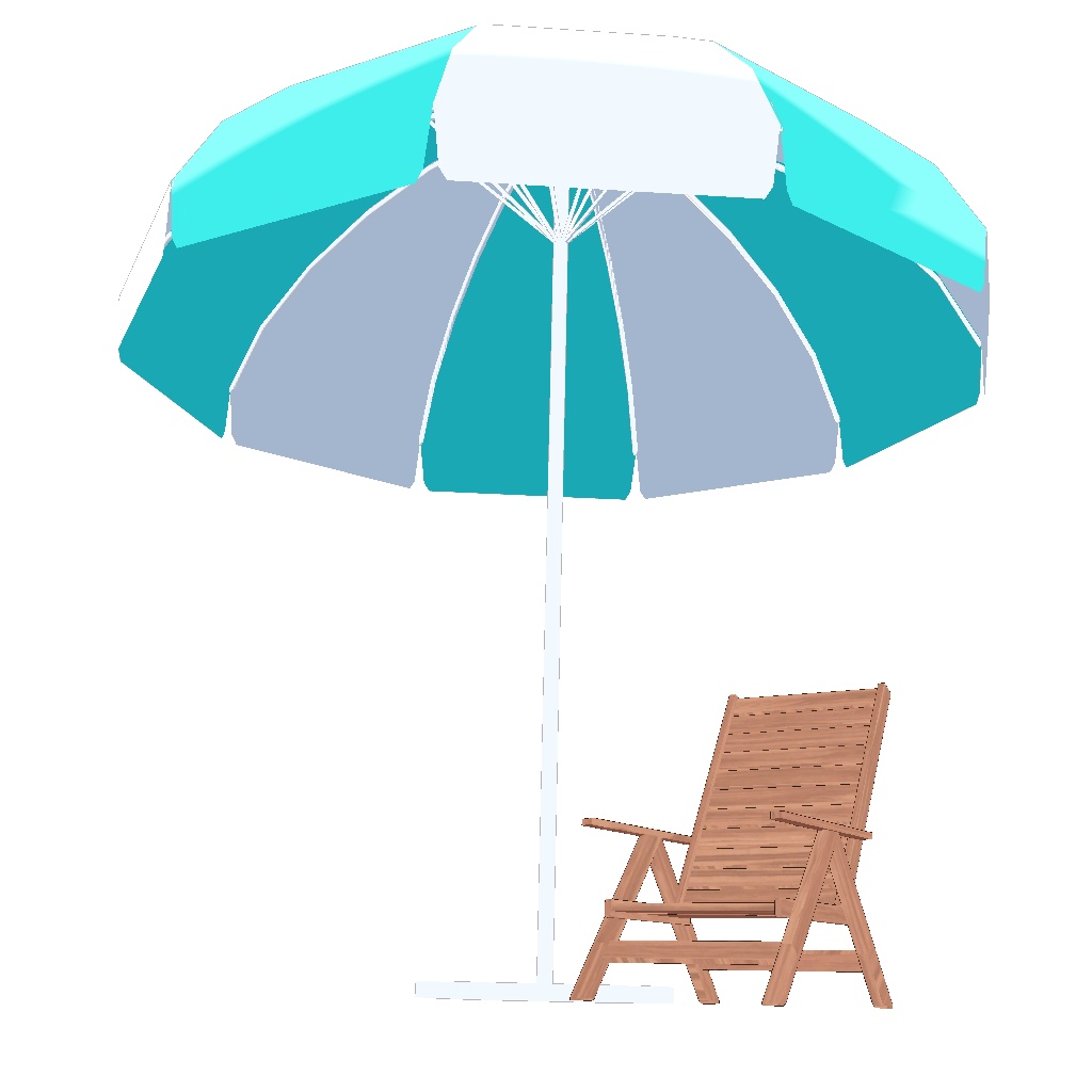 夏の海辺グッズ_26点+おまけ(UnityPackage)