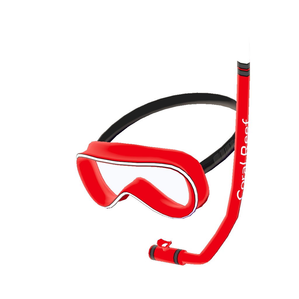 水中ゴーグル_3色セット(UnityPackage)