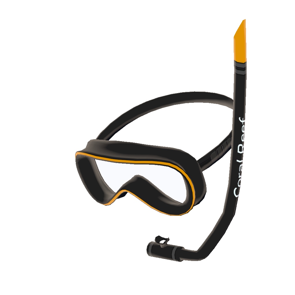 水中ゴーグル_3色セット(UnityPackage)