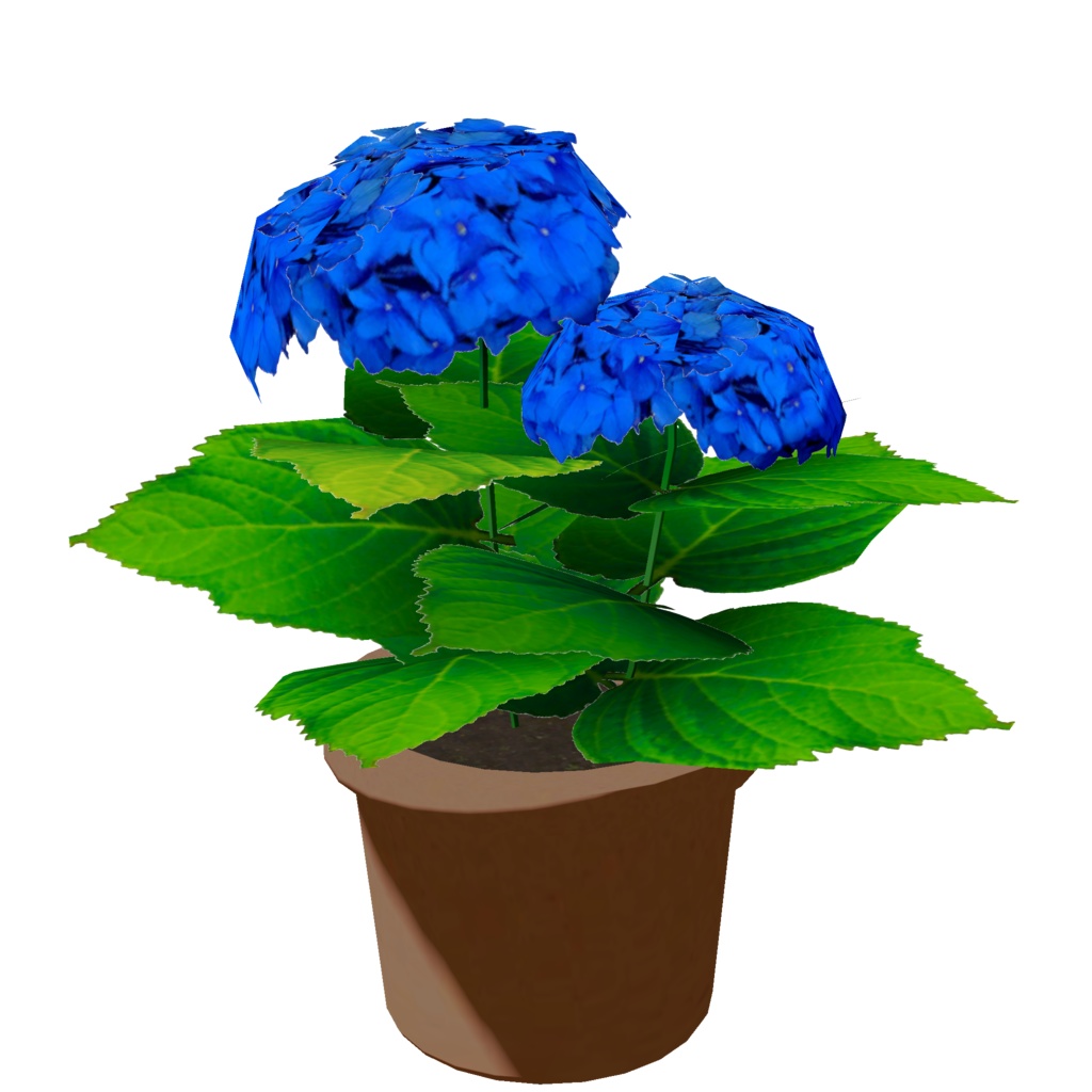 あじさいの鉢植え_6色セット(UnityPackage)