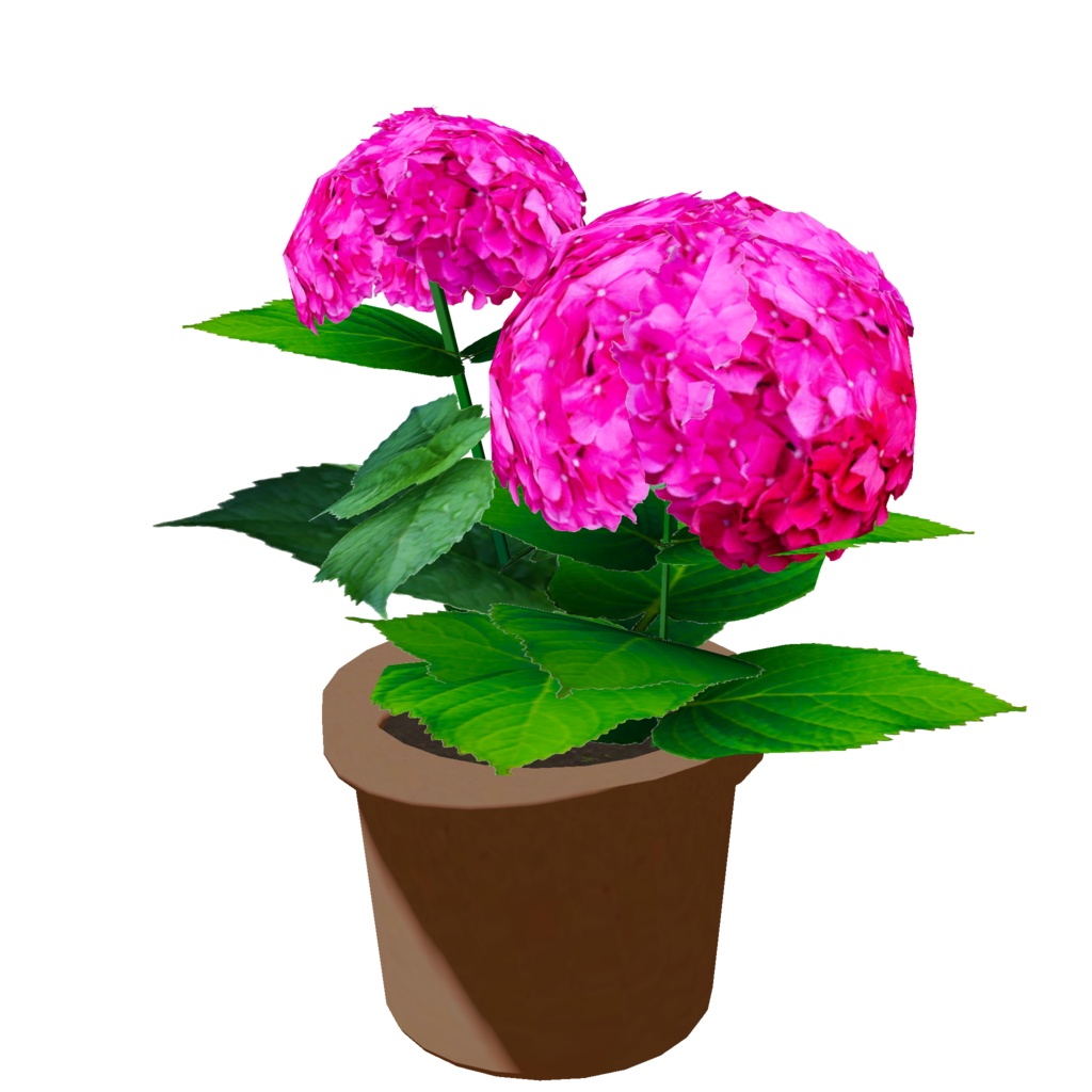 あじさいの鉢植え_6色セット(UnityPackage)