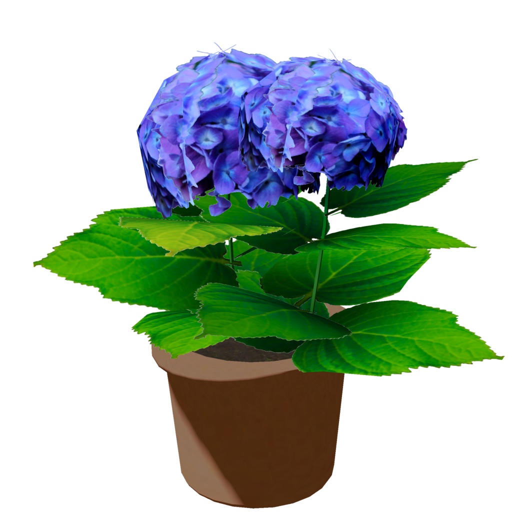 あじさいの鉢植え_6色セット(UnityPackage)