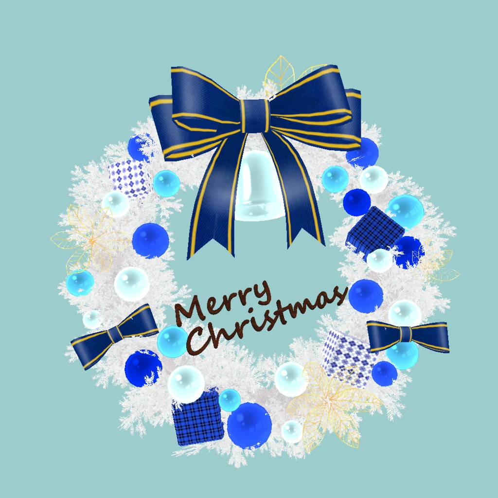 クリスマスリース_4種セット(unitypackage)