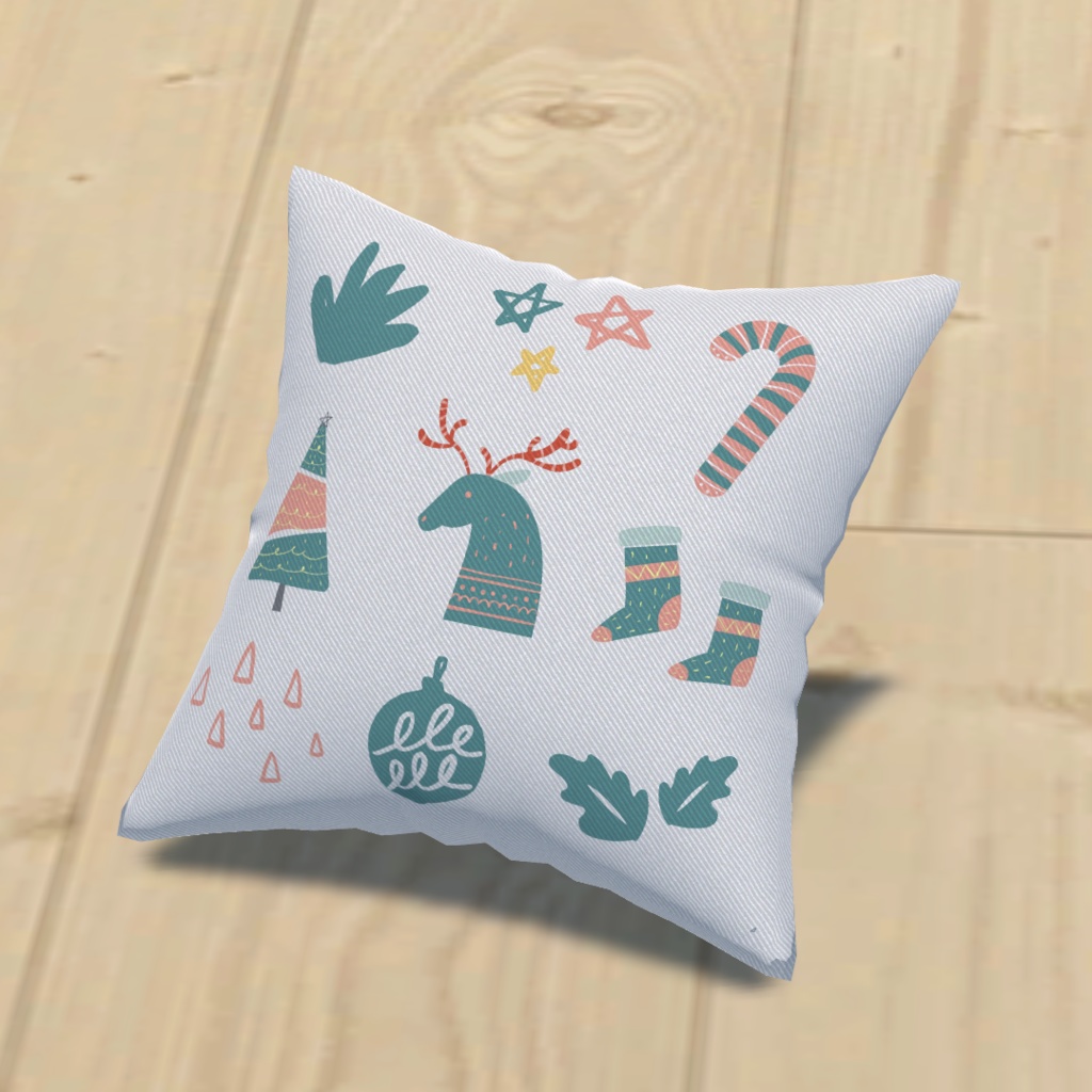 冬柄クッション&ソファーセット(unitypackage)