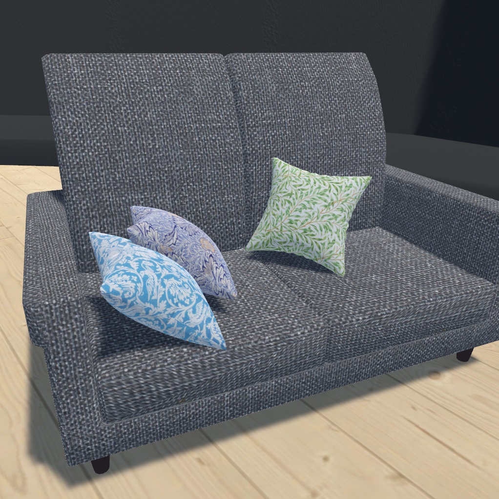 冬柄クッション&ソファーセット(unitypackage)