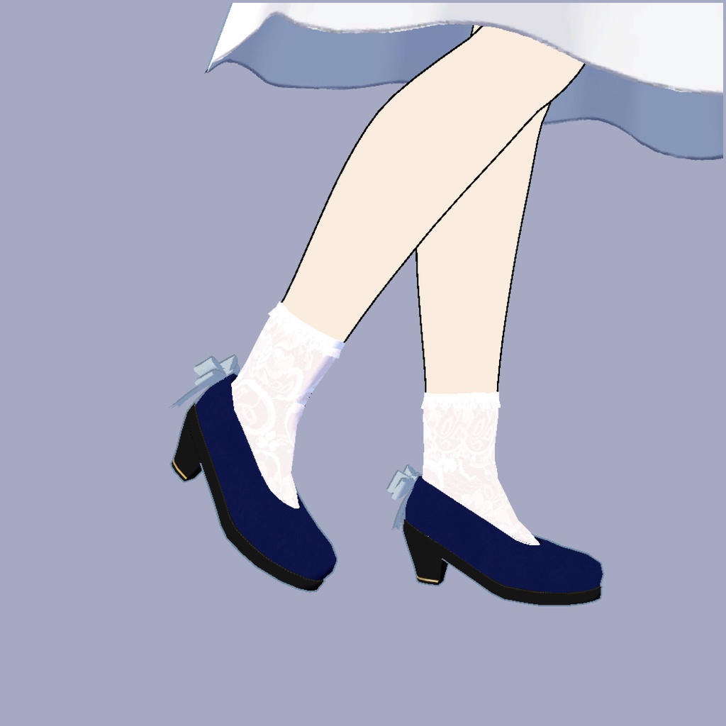 パンプス10色セット(UnityPackage)