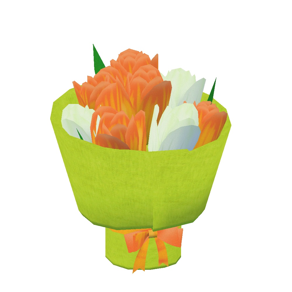 卓上ブーケ_5色セット(unitypackage)